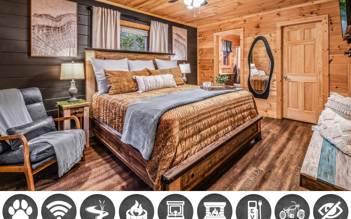 Sevierville Cabin | 122 m² Cabin ∙ 2 bedrooms ∙ 8 guests