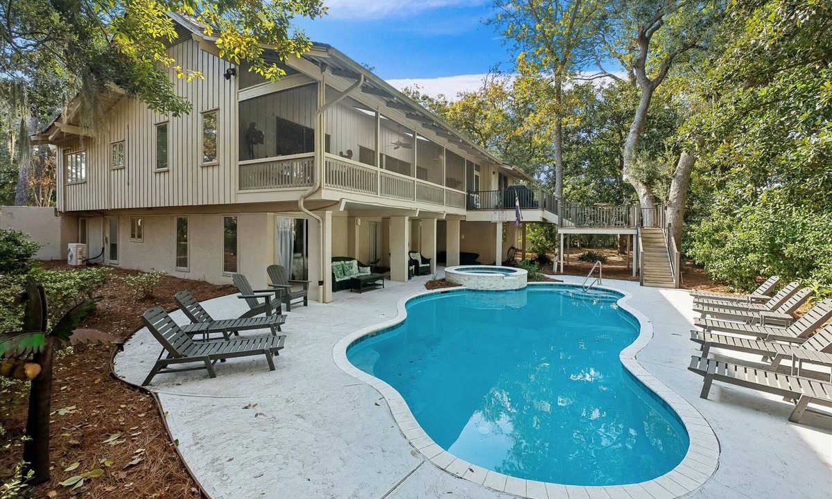 Beach Lagoon House | 26 W Beach Lagoon - 3rd Row Ocean Home in Sea Pines