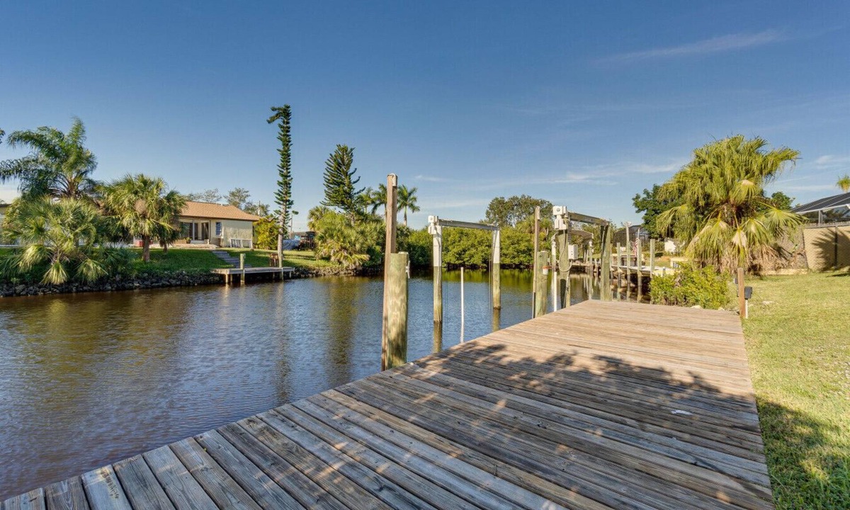 Harbour Heights House | 3BR Waterfront Home w/Dock & Canal Access