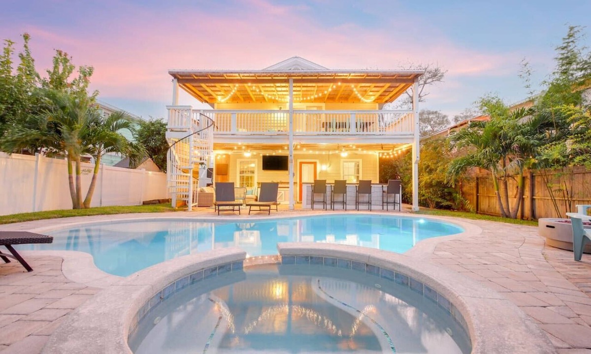 Butler Beach House | 5BR Group Friendly Home w/Pool & Fire Pit