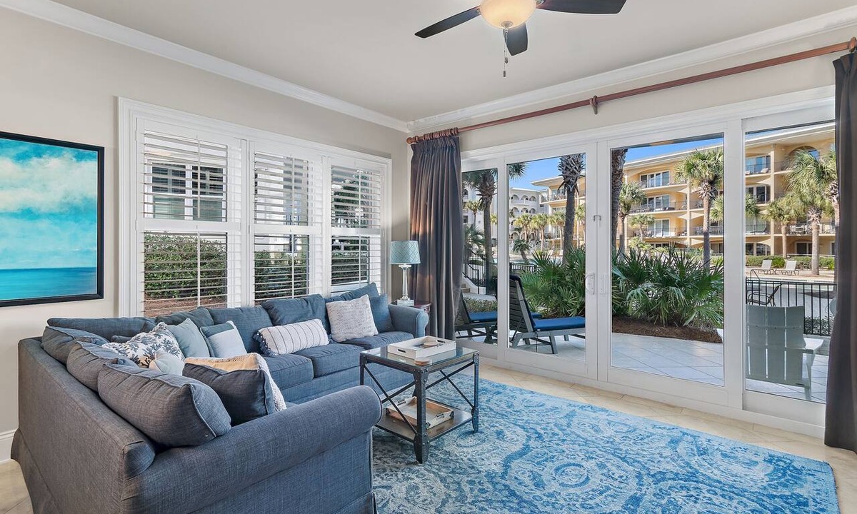 Santa Rosa Beach Condo | Adagio E101 | Pool Front Condo |Private Beach Access | Family Friendly | YFAB