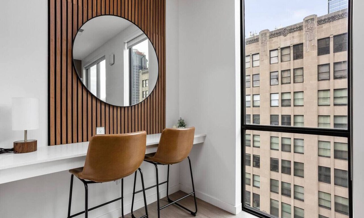 Mile Square Apartment | Amenity Packed High-Rise Free Espresso+Pool+Gym