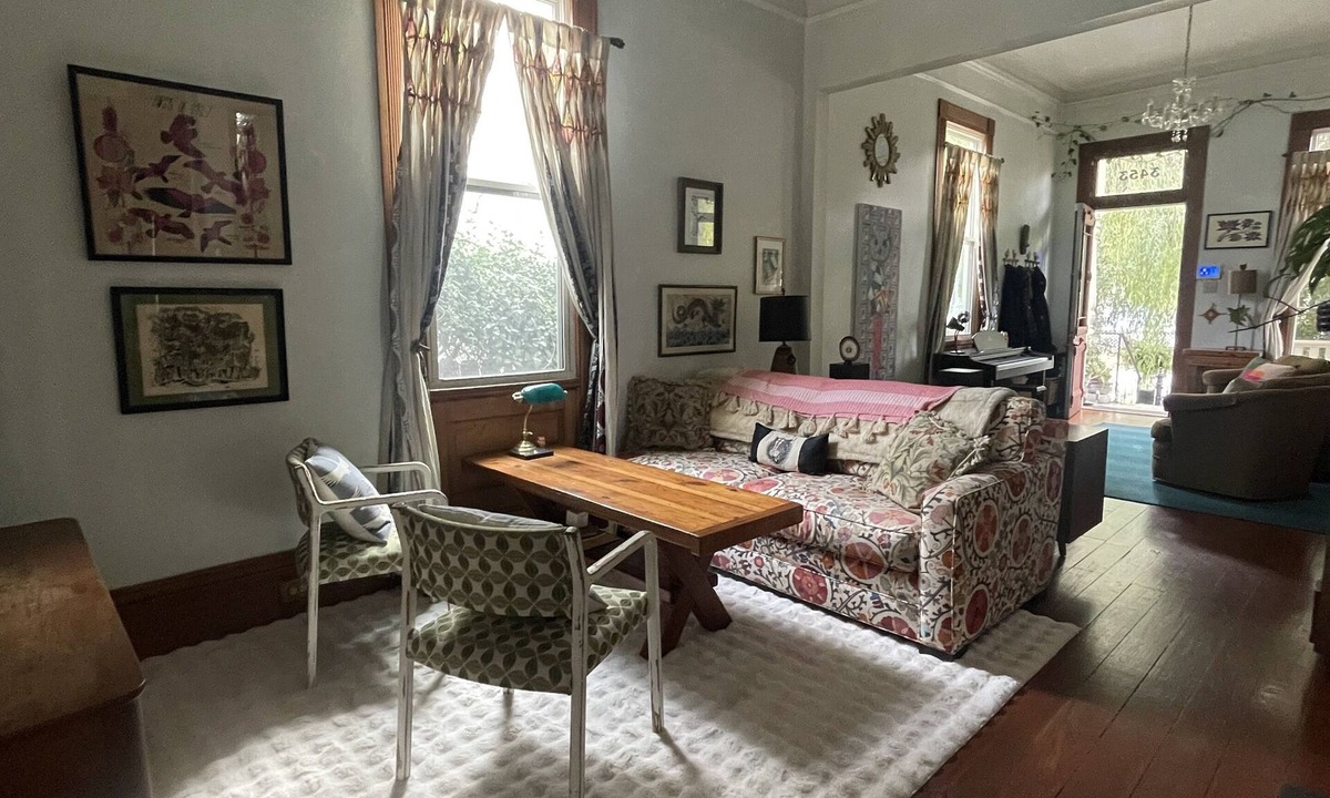 Faubourg Delachaise House | Artist's Abode in Uptown with bikes- Double Shotgun Style