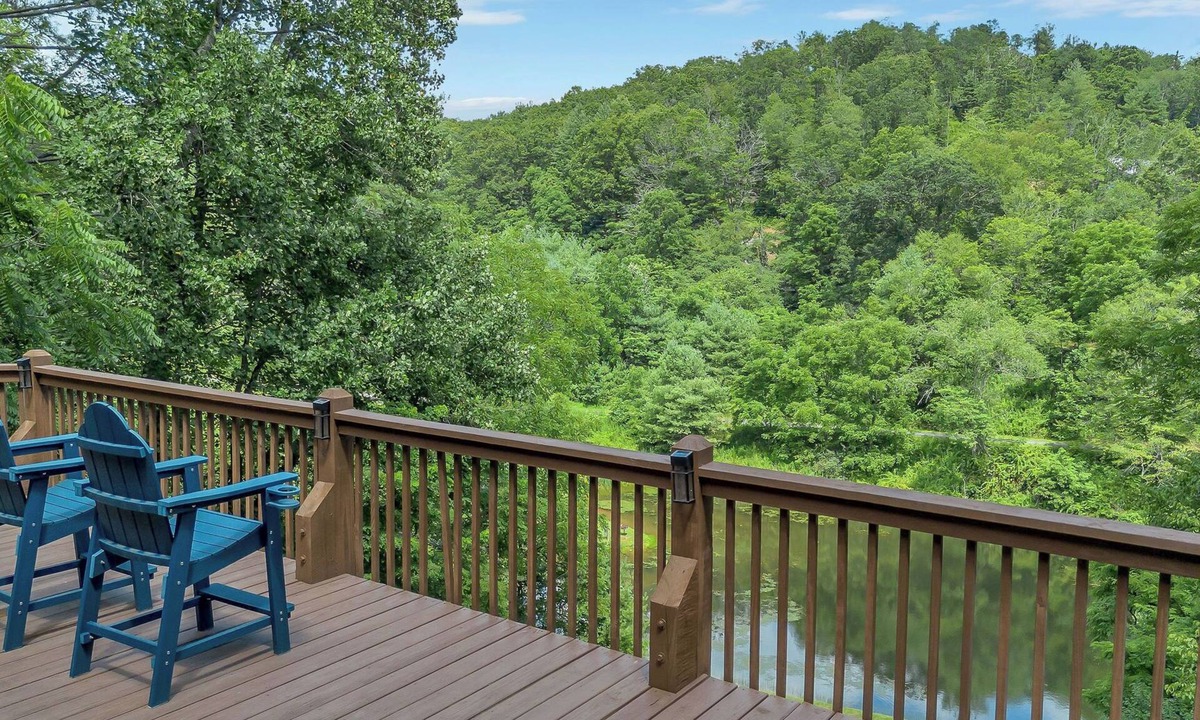 Grassy Creek Cabin | Bear Haven | Overlooks a Bass-Stocked Pond | Pool Table & Card Table