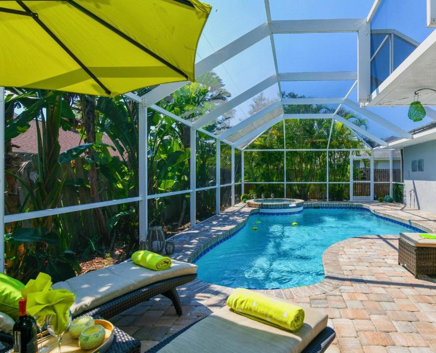 South Venice House | Contemporary Pool Villa I - Pool & Jacuzzi - Nearby Beach