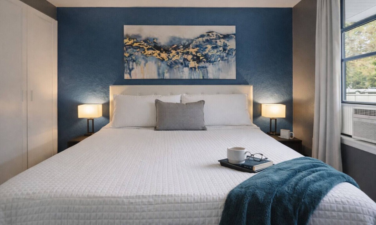 Columbus Apartment | Cozy King Suite, wheelchair accessible, Fast WiFi
