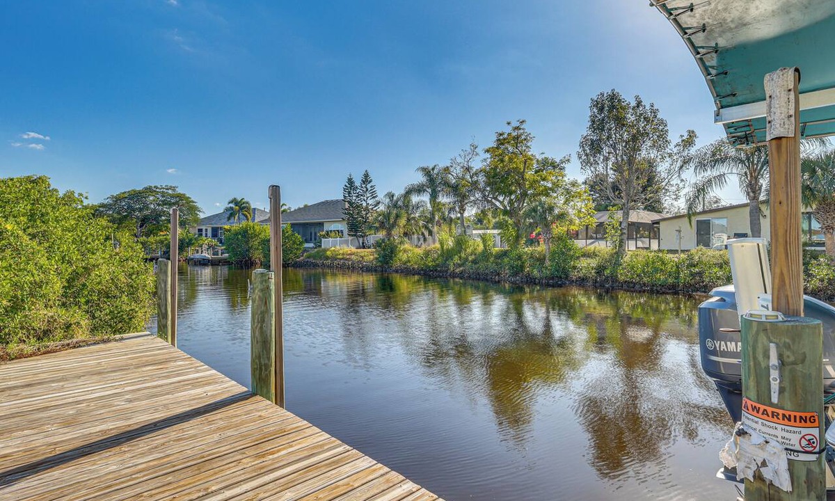 Harbour Heights House | Dockside Punta Gorda Angler's Retreat on Canal!