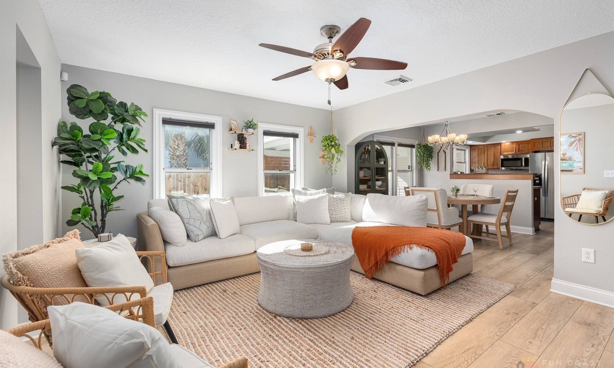 Historic District House | Dog Friendly Home with Fenced Yard, Office, STEPS to Canal St. & Advent Health!