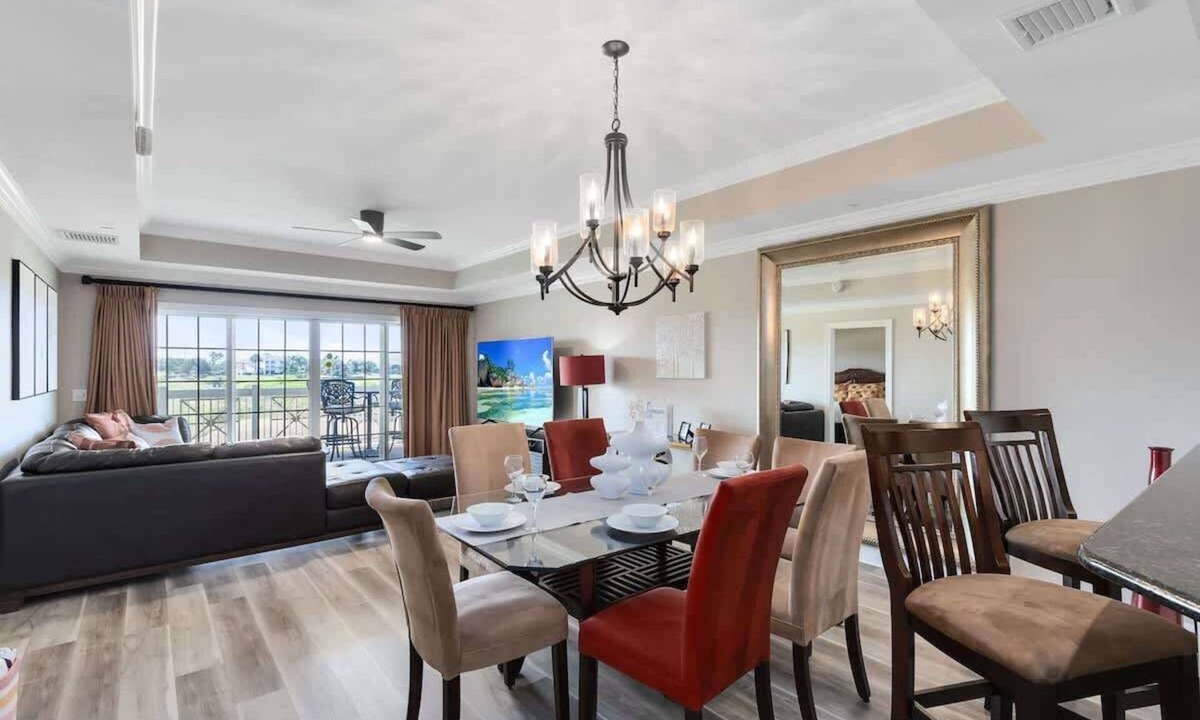 Reunion Condo | Exquisite 3rd floor condo w/phenomenal golf views