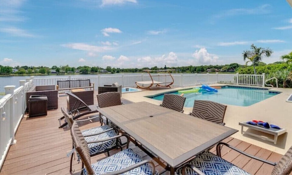 Mariner's VIllage House | Gorgeous Lakefront Pool Home W paddleboard, kayak, game room, king bed, and more