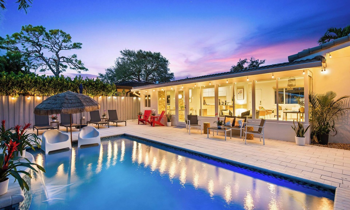 Poinsettia Heights House | Heated Pool Retreat, A Modern, Laid-Back South Florida Escape Perfect for Unwinding and Recharging!