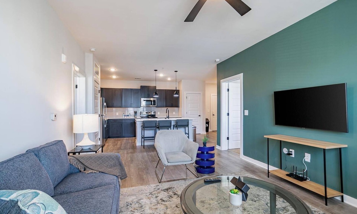 Sugar Hill Apartment | Landing | Stunning 2BD, Yoga Studio, Gym