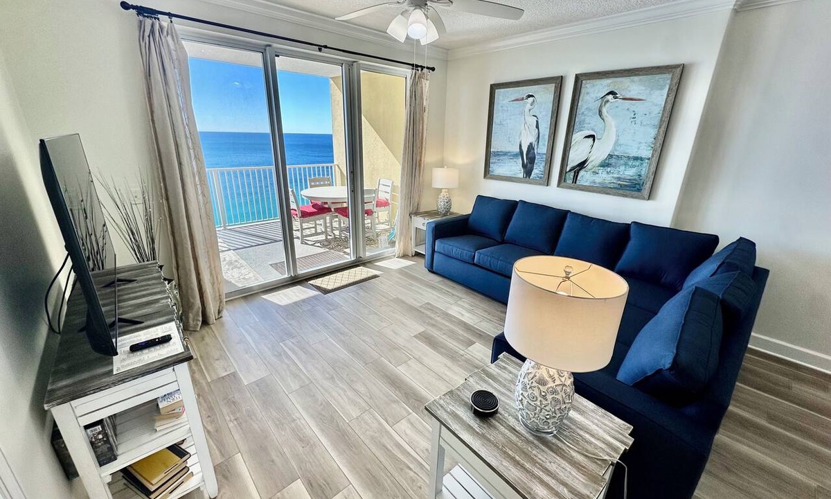 West Panama City Beach Condo | New 2026 Updates! Stay 7 Nights Get 1 Free! Beach Front Oversized Balcony!