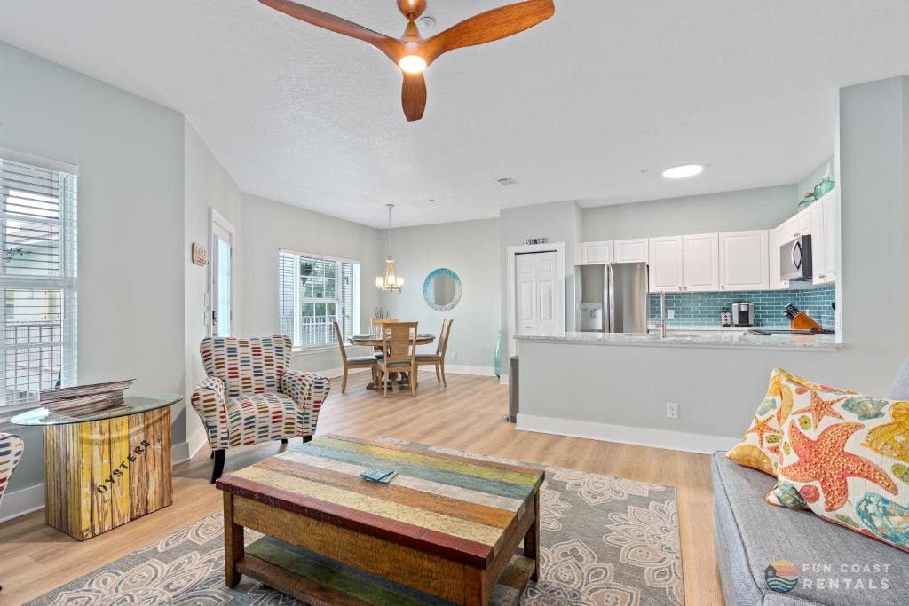 New Smyrna Beach Apartment | ON Flagler Avenue! Dog Friendly with Balcony and Parking Walk to the Beach!