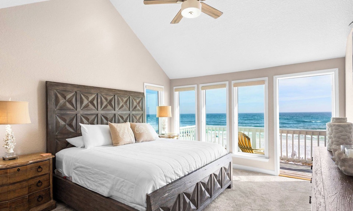 Miramar Beach House | On the Beach, Big Deck, Chair Service, Steps onto the Sand