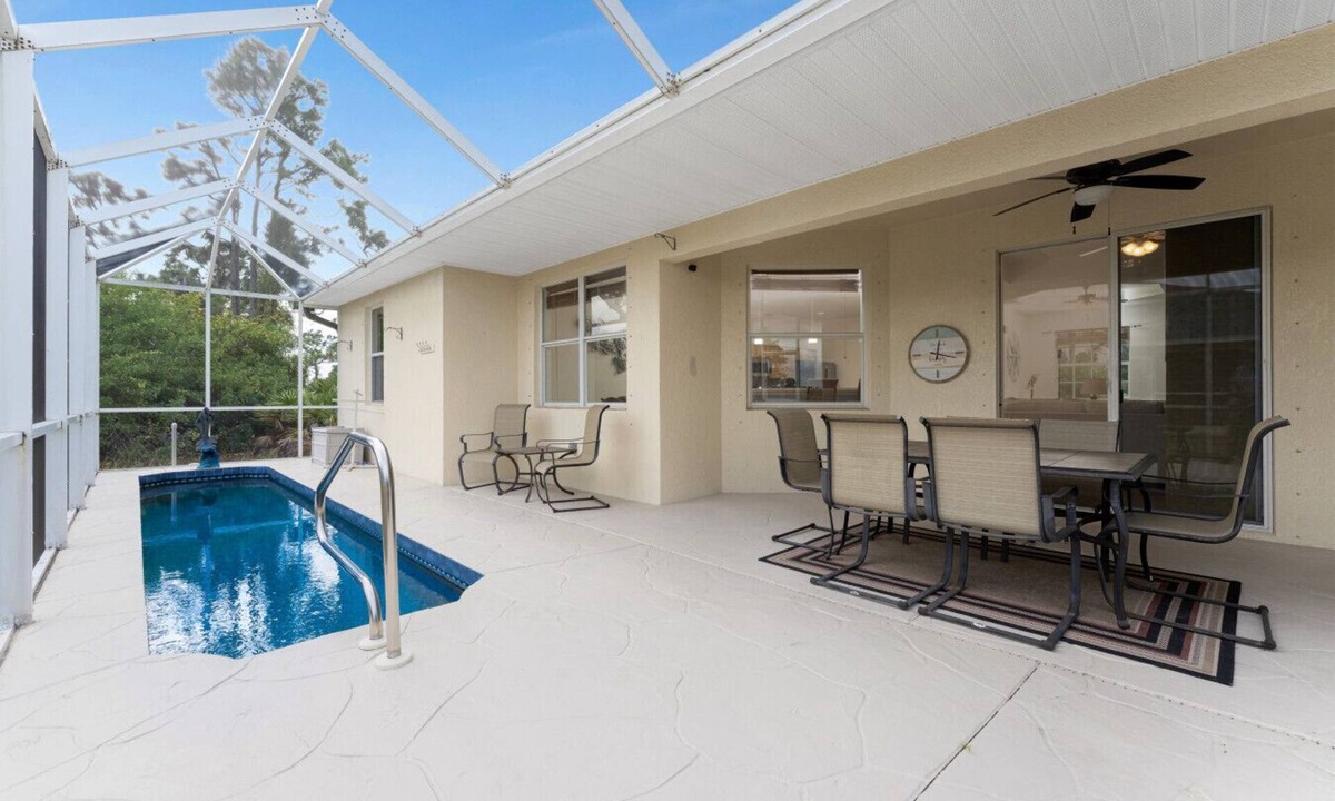 Rotonda Sands House | Placida 3BR Private Lap Pool Home Near Boca Grande