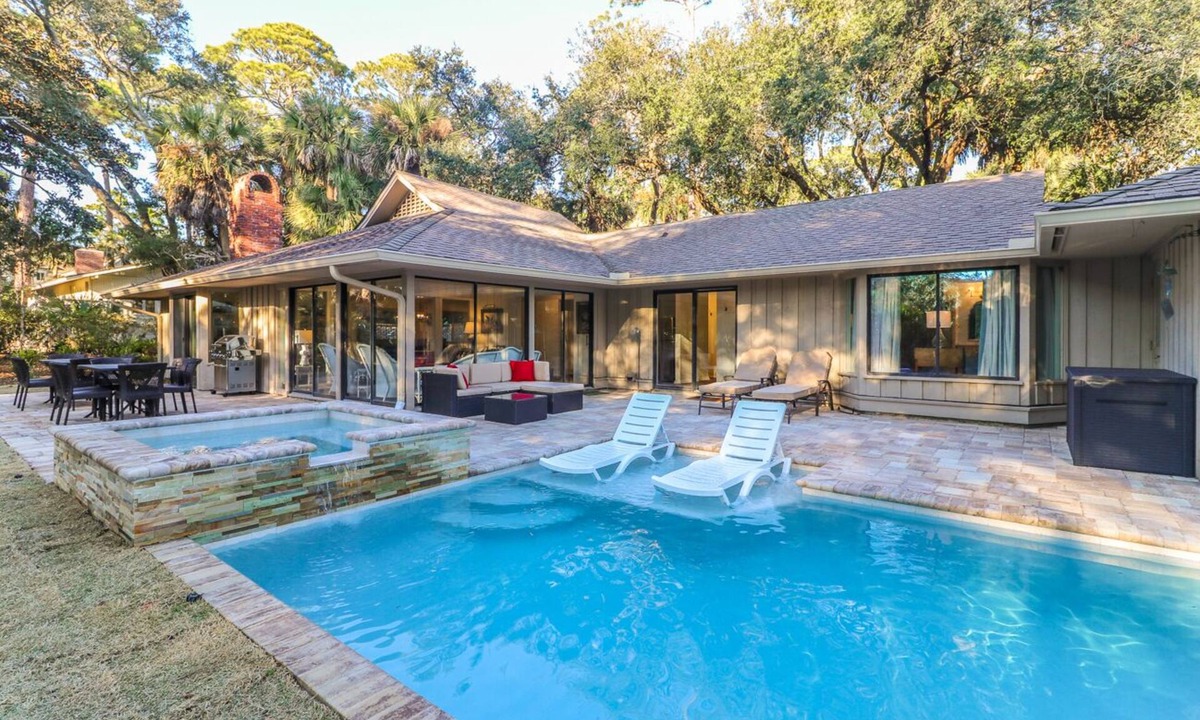 Oceanside House | Renovated Four Bedroom Sea Pines Home with Private Pool - 2nd Row Ocean