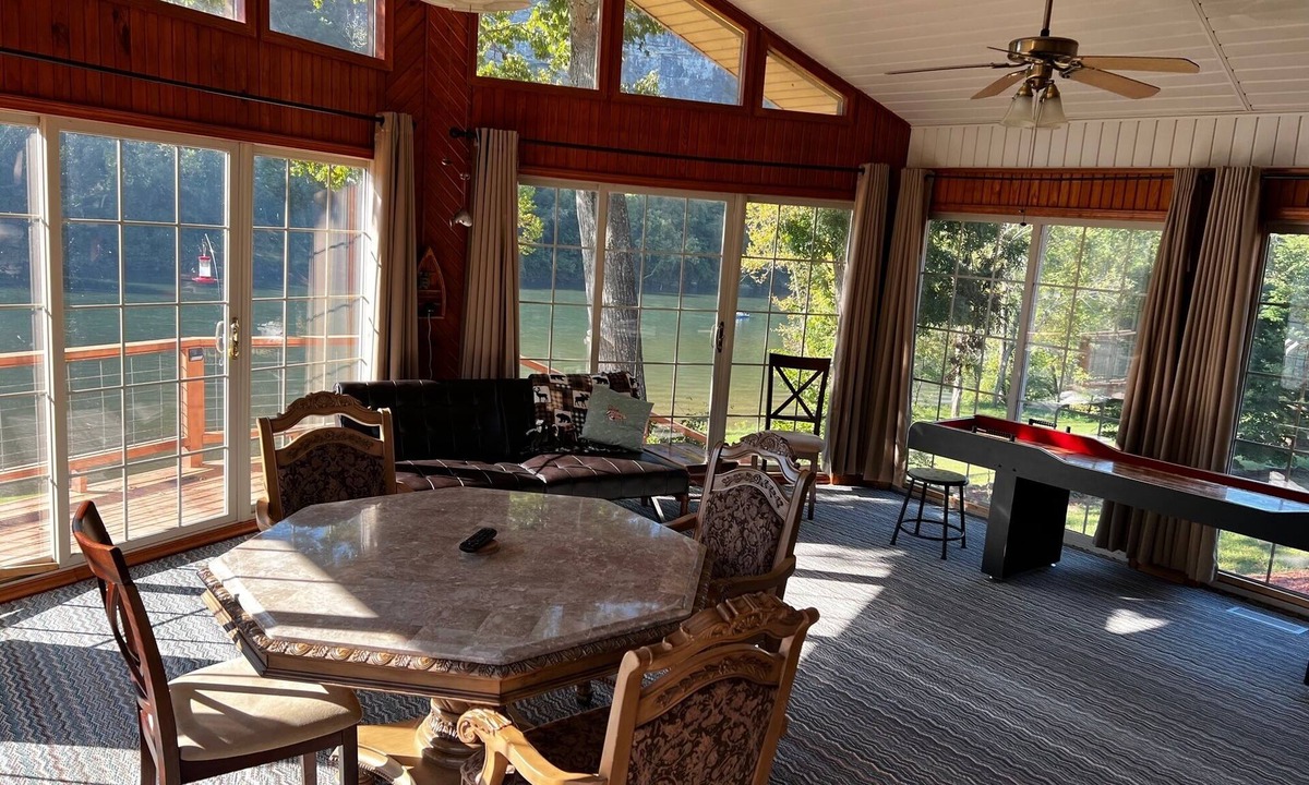 Lone Rock House | Right on the White River! Stunning views! Fish, hike, or just relax!