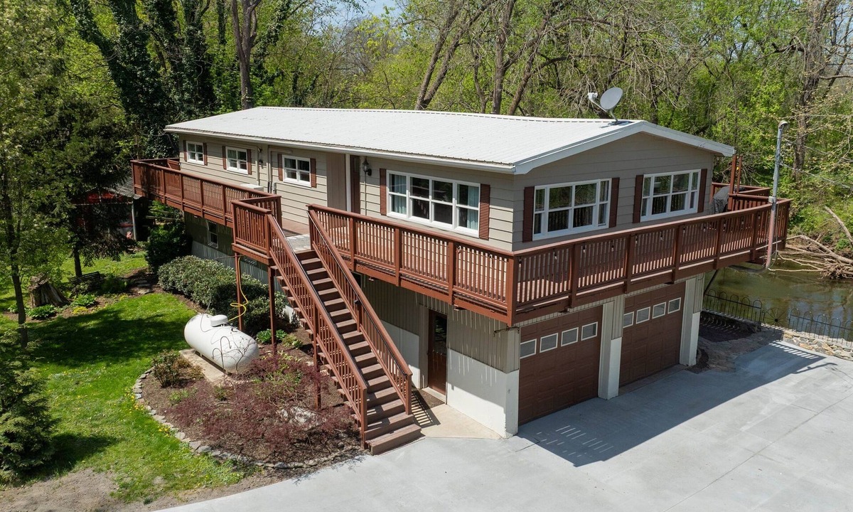 Talmage House | Riverfront Stay |Deck, Views & Outdoor Living