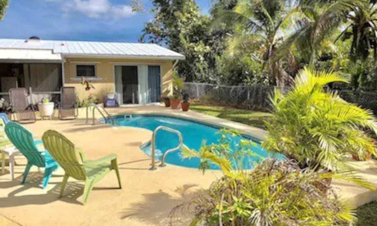 Port Pine Heights House | Secluded Hideaway with private pool and canal