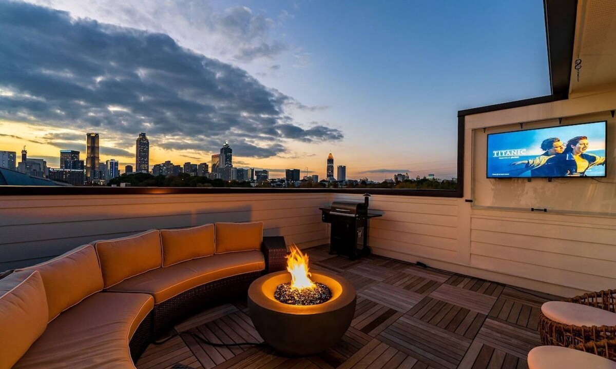 Old Fourth Ward House | Spacious 3BR Townhome with Majestic Rooftop Views
