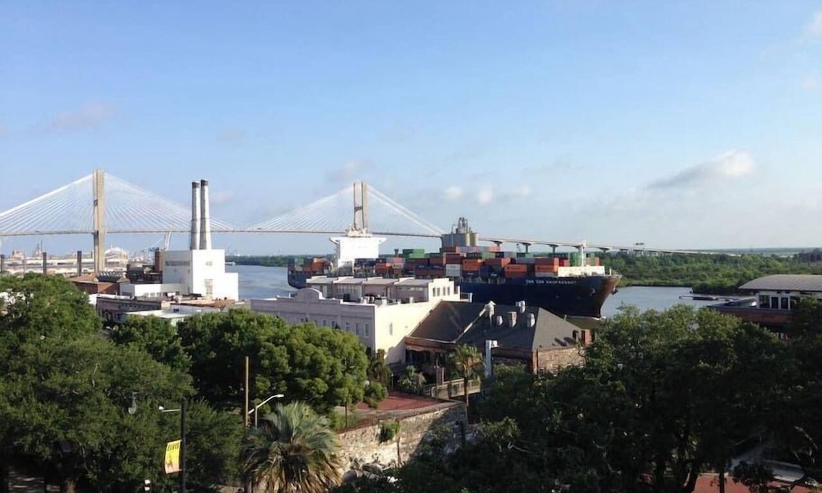 Historic District - North Condo | Step into a spacious, luxury condo that has it all – a premiere location in the heart of the Historic District and floor-to-ceiling window views of the Savannah River, Talmadge Bridge and City Hall. 5th floor.Best river views in the building.