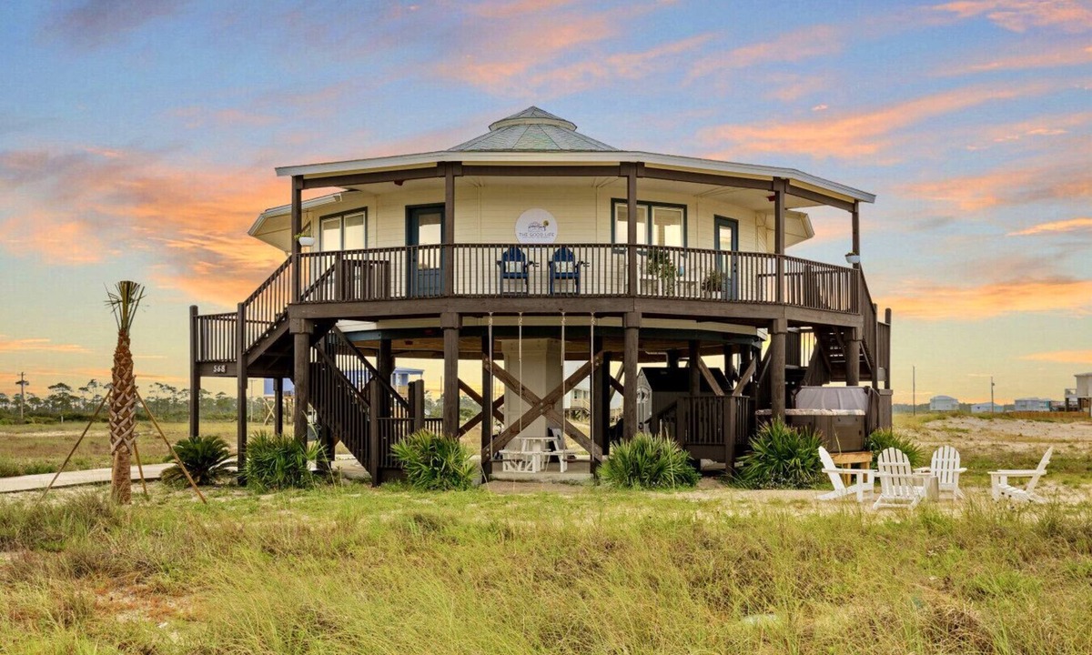 Southpointe Cottage | The Good Life · Ultimate Gulf Shores Getaway: Hot Tub, RV Pad, Fire-Pit & Beach