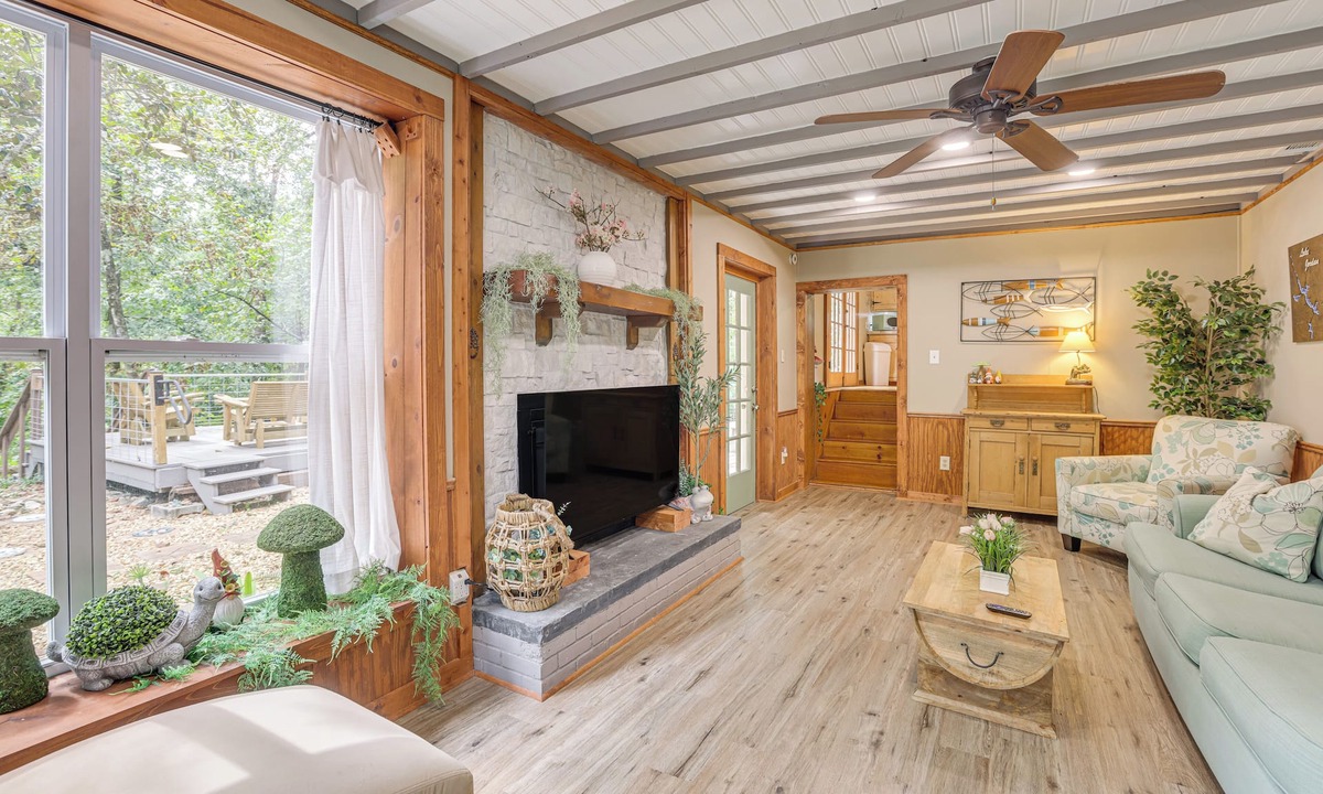 Titus House | Walk to Lake: Pet-Friendly Titus Home w/Hot Tub!