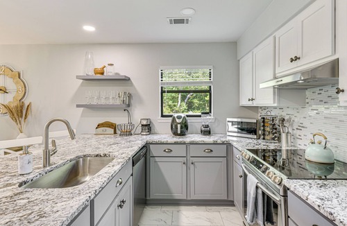 Mary Esther House | 10 Mi to Navarre Beach! Waterfront Rental w/Pool