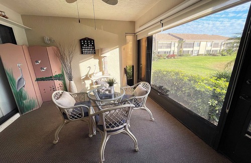 Villas Condo | 2-bedroom condo on Florida's Sun Coast! Gated golf community in Ft. Myers, Fla.