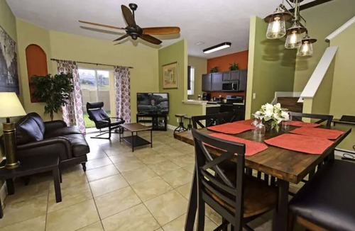 Davenport House | 3 bedroom villa (Sleeps 8) in a tropical Tuscan style resort near Disney