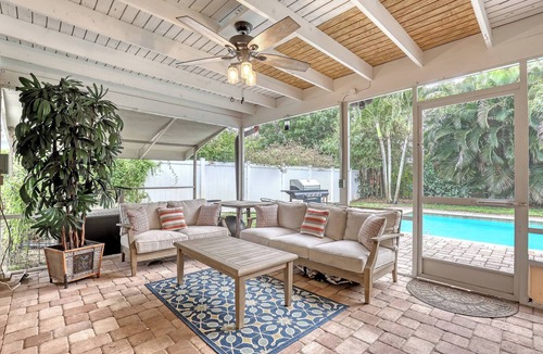 Palm Springs House | 3BR West Palm Beach House with Heated Pool - Close to Downtown and Beach