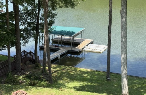 Wedowee House | 5 bedrooms. 3 baths. Relaxing getaway. Steps to the water for lake adventures.