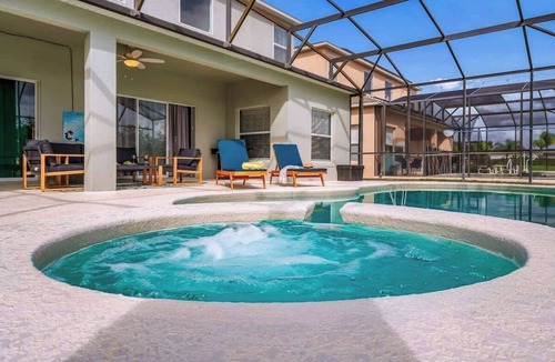 Regal Palms House | 5BR Villa+ Spa & Pool Oasis+GameRoom+Themed Rooms