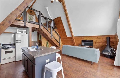 McArthur Cabin | A-Frame Retreat Secluded Fire Pit Nintendo