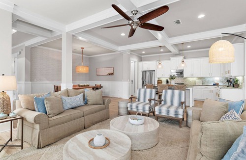 Santa Rosa Beach House | A Wavy Days | 5BR 30A | Steps to Pool | Sleeps 12 | Golf Cart + Bikes