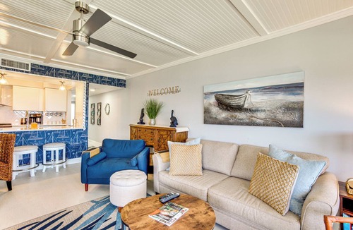 Beachwalk Condo | Beach Access: Ocean-View Condo w/Screened Balcony