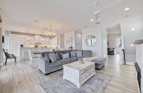 Independence Square House | Beach Trail House – Gulf-Front Luxury w/Heated Pool, Game Room, Sunset Balconies & Beach Access