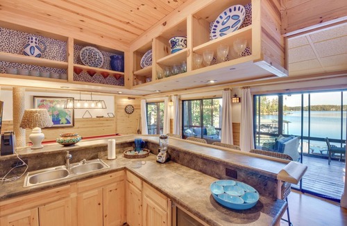 Seneca Cottage | Beautiful Lake Keowee Home w/Boat Dock & Fire Pit