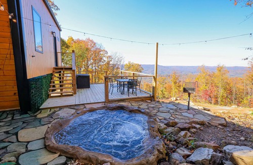 Wildwood House | Blooming Redbud Treehouse with private hot tub!