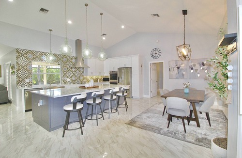 Port Saint Lucie House | Blue Haven Villa - Gem of Port St. Lucie; Private Heated Saltwater Pool.