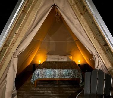 Talladega Other | Bohamia - Cozy A-Frame Glamp on 268 acre forest retreat