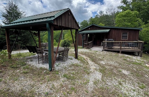 Nebo Cabin | Camp Hideaway Hemlock Haven Cabin @ Nebo, Lake James NC