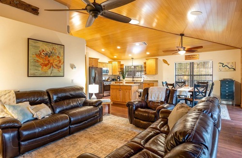 Fort White Cabin | Camp Manatee - Riverfront Cabin, Stunning Views, Pet-Friendly, Hot tub + Kayaks!
