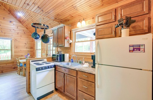 Laurel Springs Cabin | Charming Cabin w/Wraparound Deck in Blue Ridge!