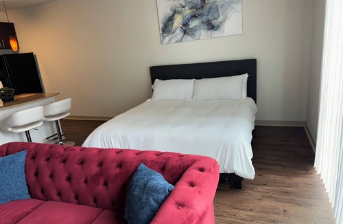 Birmingham Apartment | City View Studio Pool Gym Walk to UAB