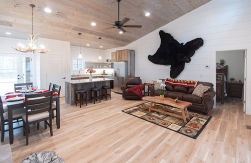 Franklin Cabin | Creek front, Hot Tub, Starlink Wi-Fi, Firepit