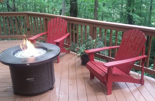 Hiawassee Cabin | Creekside Cabin-Hot Tub - Amid North Georgia Wineries