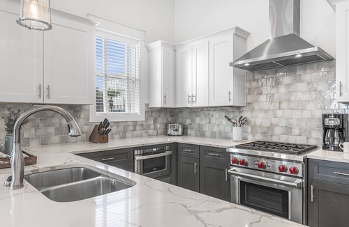 Dune Allen Beach House | Dog-Friendly Home with Pool, Elevator, Firepit, and Putting Green
