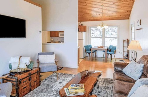 Cullowhee House | Elevated mountain-view cabin with private hot tub, 2 decks, firepit, & grill